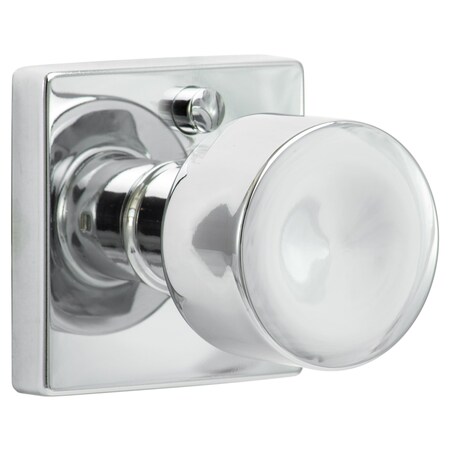 Sure-Loc Hardware Sure-Loc Hardware Bergen Square Privacy Knobset, Polished Chrome BG102-SQ 26